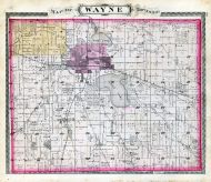 Wayne Township, Warsaw, Eagle Lake, Pike Lake, Center Lake, Kosciusko County 1879